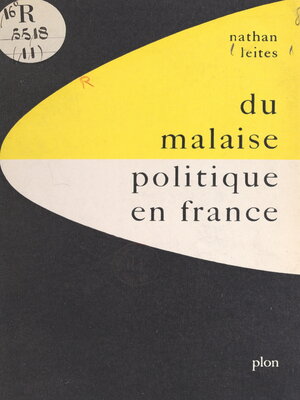 cover image of Du malaise politique en France